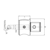 Fine-Boring BFH Series BFH-10CKB4 BFH-12CKB5 BFH-16CKB6 - Big-tools Industrial Supply Tools for Metal Cutting